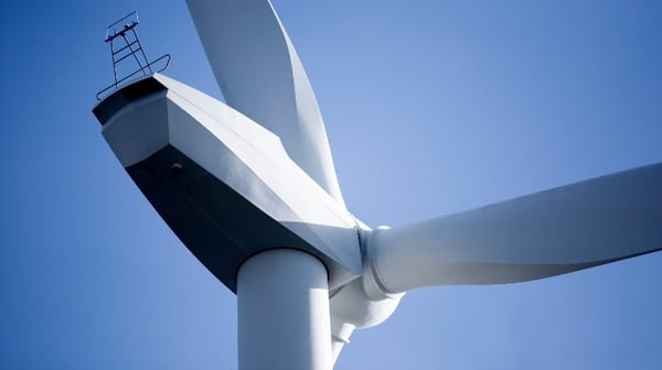 A wind turbine