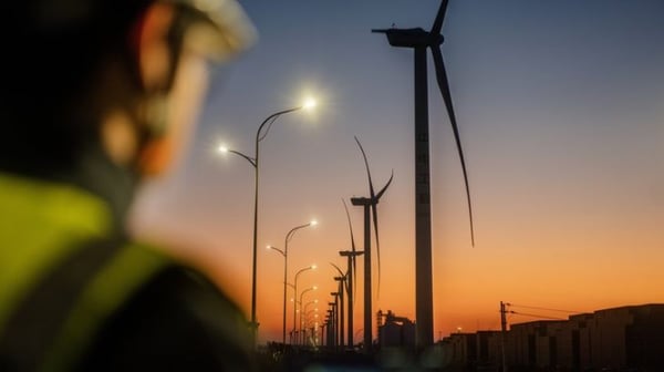 Windmills and lamps
